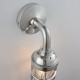 Wall Lights - Elcot - Polished Cast Aluminium & Glass Wall Lamp Endon-Collection-77276 - Elcot - Polished Cast Aluminium & Glass Wall Lamp