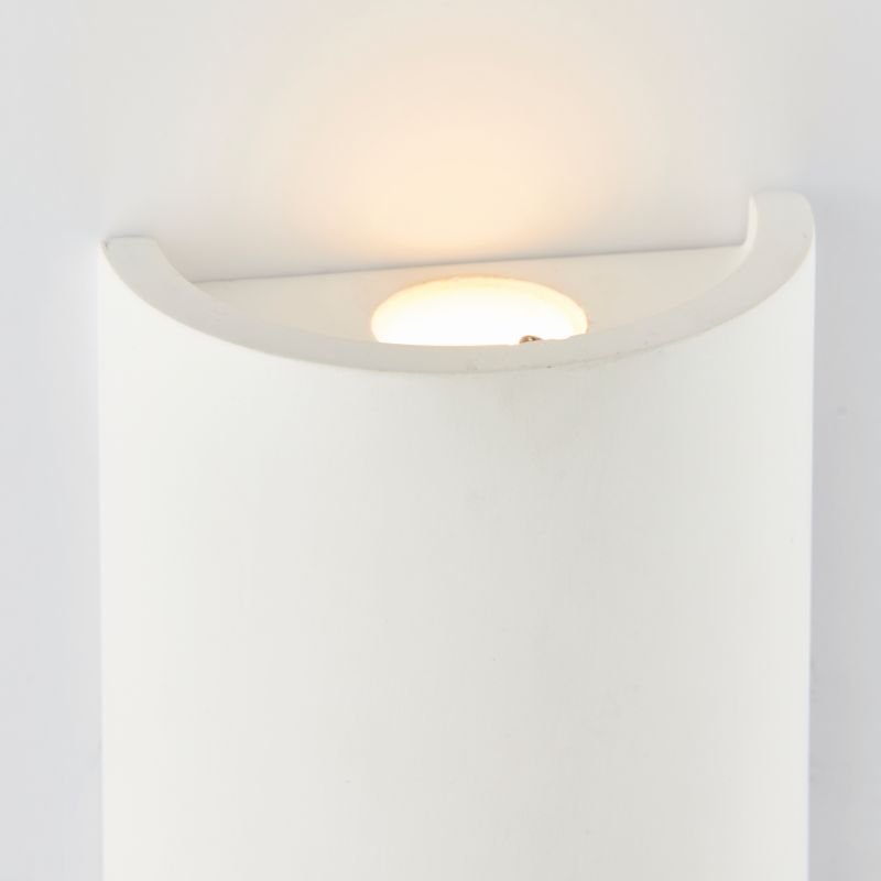 Wall Lights - Fold - LED White Up&Down Plaster Wall Lamp Endon-Collection-77468 - Fold - LED White Up&Down Plaster Wall Lamp