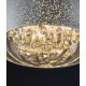 Ceiling Lights - Eclipse - Striking Glass with Crystal 5 Light Pendant Endon-Collection-78697 - Eclipse - Striking Glass with Crystal 5 Light Pendant
