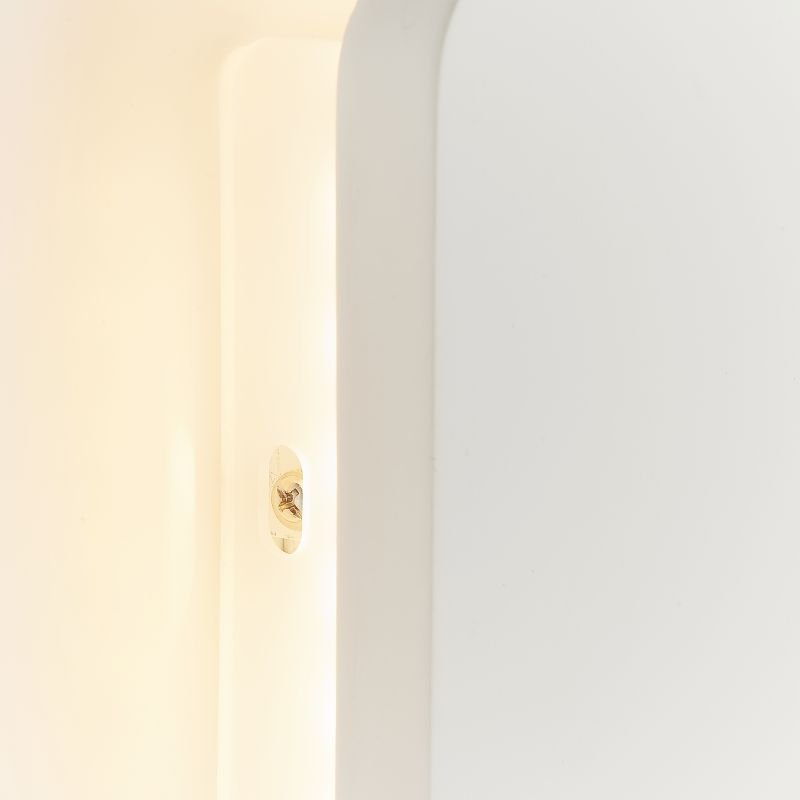 Endon-Collection-79880 - Viktor - LED White Plaster Square Wall Lamp