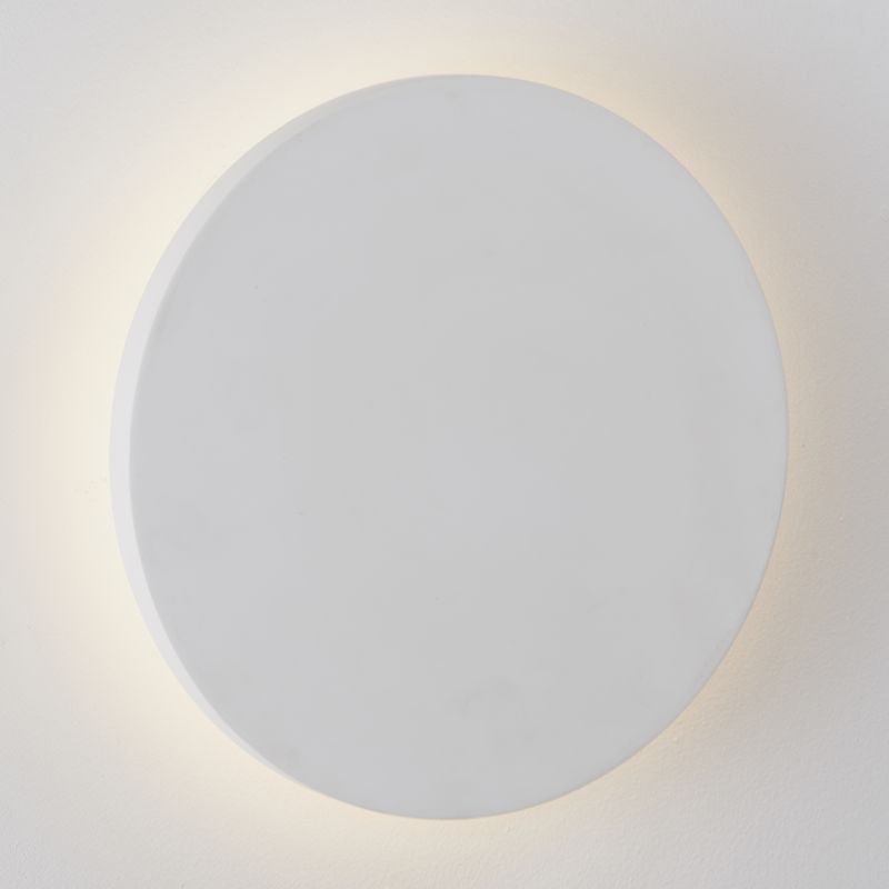 Wall Lights - Rae 150 - LED White Plaster Round Wall Lamp Endon-Collection-79890 - Rae 150 - LED White Plaster Round Wall Lamp