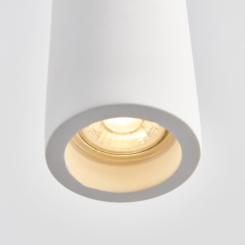 Ceiling Lights - Asta - White Concrete Single Pendant Endon-Collection-79897 - Asta - White Concrete Single Pendant