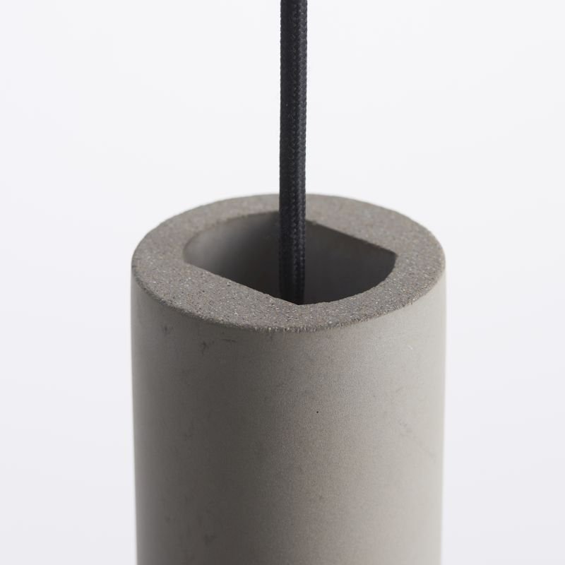 Ceiling Lights - Asta - Grey Concrete Single Pendant Endon-Collection-79898 - Asta - Grey Concrete Single Pendant