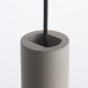 Ceiling Lights - Asta - Grey Concrete Single Pendant Endon-Collection-79898 - Asta - Grey Concrete Single Pendant