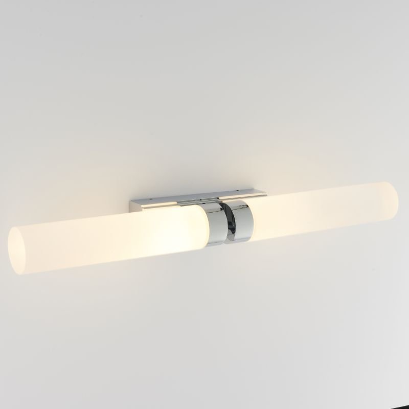 Bathroom Lights - Salano - LED Frosted & Polished Chrome 2 Light Wall Lamp Endon-Collection-79913 - Salano - LED Frosted & Polished Chrome 2 Light Wall Lamp