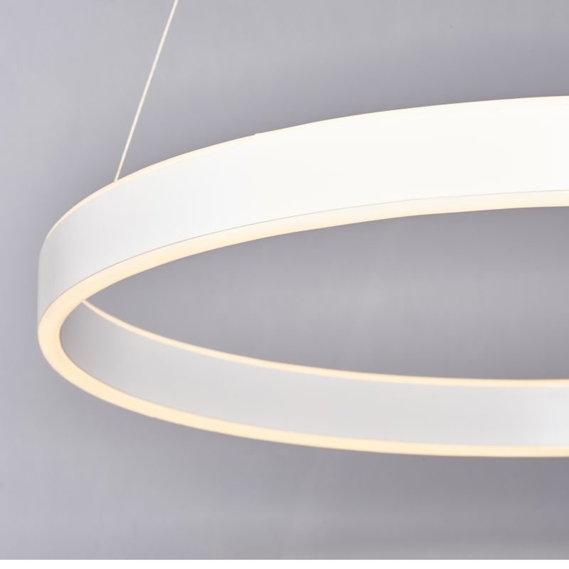 Ceiling Lights - Gen - LED Frosted & Matt White Pendant Endon-Collection-79944 - Gen - LED Frosted & Matt White Pendant