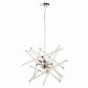 Ceiling Lights - Atomic - Clear Glass Tubes & Chrome Centre Fitting Endon-Collection-80122 - Atomic - Clear Glass Tubes & Chrome Centre Fitting