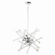 Ceiling Lights - Atomic - Clear Glass Tubes & Chrome Centre Fitting Endon-Collection-80122 - Atomic - Clear Glass Tubes & Chrome Centre Fitting