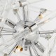 Ceiling Lights - Atomic - Clear Glass Tubes & Chrome Centre Fitting Endon-Collection-80122 - Atomic - Clear Glass Tubes & Chrome Centre Fitting
