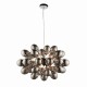 Endon-Collection-80124 - Infinity - Smoky Glass & Dark Chrome 8 Light Centre Fitting
