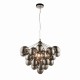 Endon-Collection-80199 - Infinity - Smoky Glass & Dark Chrome 6 Light Centre Fitting