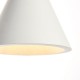 Ceiling Lights - Jakob - White Concrete Single Pendant Endon-Collection-80673 - Jakob - White Concrete Single Pendant