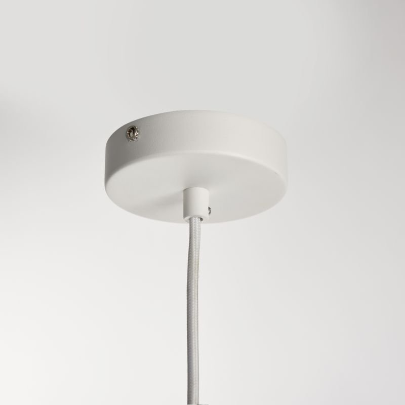 Ceiling Lights - Jakob - White Concrete Single Pendant Endon-Collection-80673 - Jakob - White Concrete Single Pendant