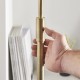 Table & Floor Lamp - Otto - White Glass & Antique Brass Floor Lamp Endon-Collection-91744 - Otto - White Glass & Antique Brass Floor Lamp