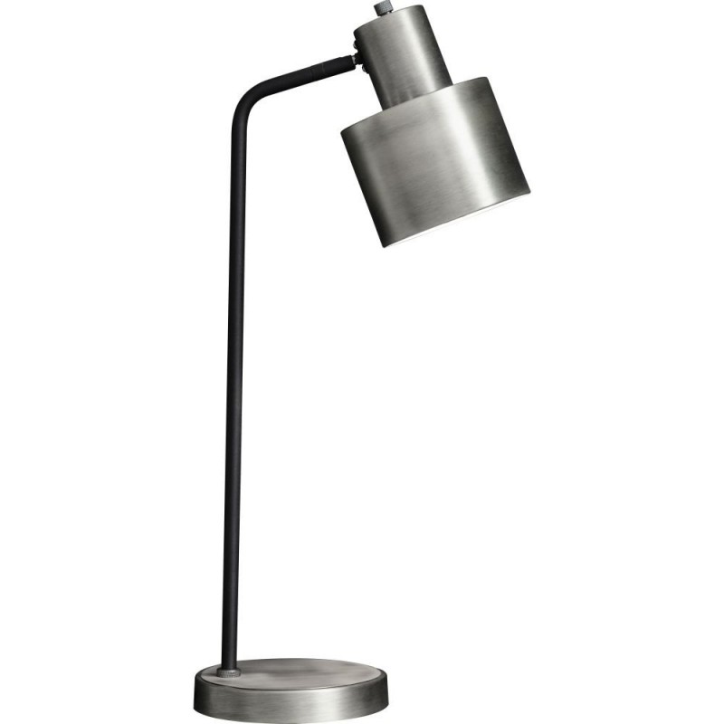 Endon-Collection-95470 - Mayfield - Brushed Silver & Matt Black Table Lamp