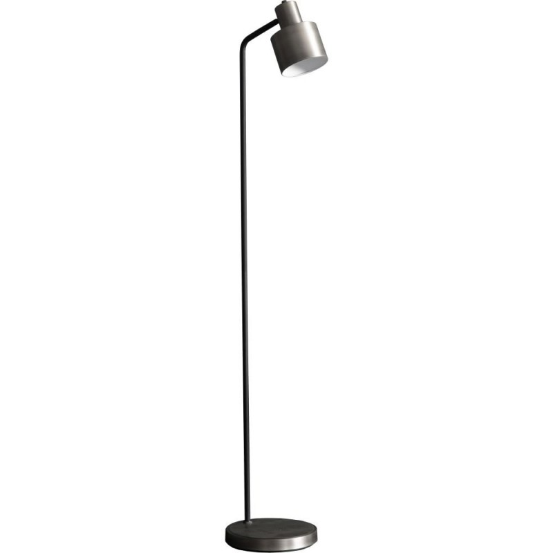 Table & Floor Lamp - Mayfield - Brushed Silver & Matt Black Floor Lamp Endon-Collection-95471 - Mayfield - Brushed Silver & Matt Black Floor Lamp