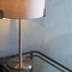 Table & Floor Lamp - Hayfield - Slate Grey & Satin Nickel Table Lamp Endon-Collection-95832 - Hayfield - Slate Grey & Satin Nickel Table Lamp