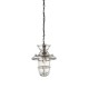 Ceiling Lights - Rowling - Clear Glass & Antiqued Silver Pendant Endon-Collection-EH-ROWLING-S - Rowling - Clear Glass & Antiqued Silver Pendant