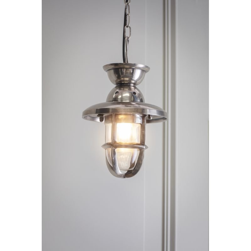 Ceiling Lights - Rowling - Clear Glass & Antiqued Silver Pendant Endon-Collection-EH-ROWLING-S - Rowling - Clear Glass & Antiqued Silver Pendant