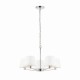 Endon-Collection-73022 - Harvey - Vintage White & Bright Nickel 5 Light Centre Fitting