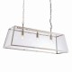 Endon-Collection-76227 - Hurst - Bright Nickel & Clear Glass 3 Light Lantern
