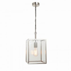 Hadden - Bright Nickel Lantern Pendant Hadden - Bright Nickel Lantern Pendant
