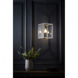Hadden - Bright Nickel Lantern Pendant Hadden - Bright Nickel Lantern Pendant