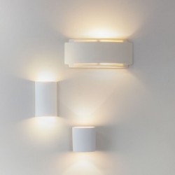 Gianna - White Up&Down Ceramic Wall Lamp