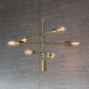 Endon-77114 - Rubens - Brushed Brass 6 Light Centre Fitting