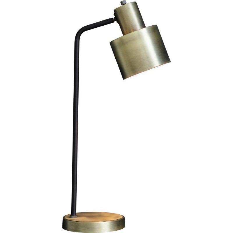 Endon-Collection-95464 - Mayfield - Matt Antique Brass & Black Desk Lamp