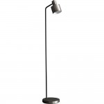 Mayfield - Brushed Silver & Matt Black Floor Lamp Mayfield - Brushed Silver & Matt Black Floor Lamp