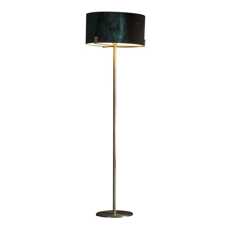 95837 Hayfield 1 Light Table Lamp Brass Green
