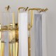 Endon-FARGO-WBBP - Fargo - Brass with Acrylic Detailing 2 Light Wall Lamp