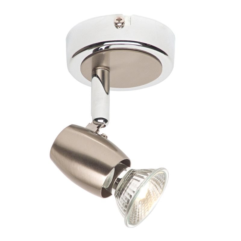 Kitchen Lights - Palermo - Brushed & Polished Chrome Single Spotlight Saxby-G5501077 - Palermo - Brushed & Polished Chrome Single Spotlight