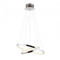 Kline - LED Polished Chrome 2 Rings Pendant Kline - LED Polished Chrome 2 Rings Pendant