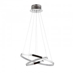 Kline - LED Polished Chrome 2 Rings Pendant Kline - LED Polished Chrome 2 Rings Pendant