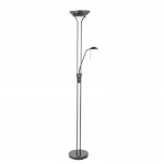 Rome - Black Chrome Mother&Child Uplighter Floor Lamp Rome - Black Chrome Mother&Child Uplighter Floor Lamp