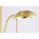 Endon-ROME-SB - Rome - Satin Brass Mother&Child Uplighter Floor Lamp