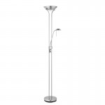 Rome - Satin Chrome Mother&Child Uplighter Floor Lamp Rome - Satin Chrome Mother&Child Uplighter Floor Lamp
