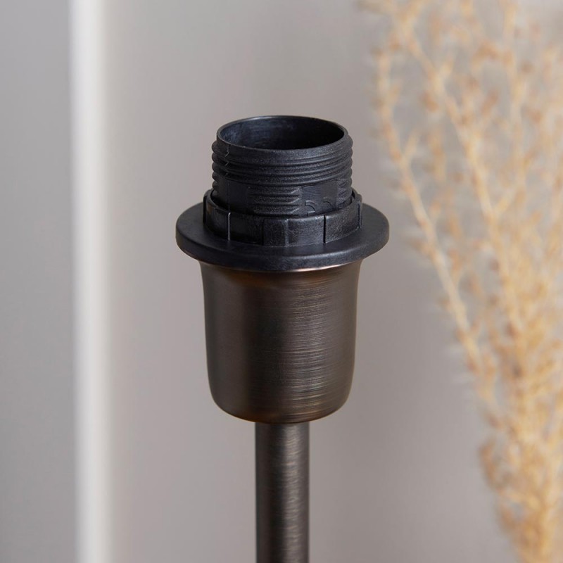 - Rise - Base Only - Dark Antique Bronze Table Lamp Endon-118534 - Rise - Base Only - Dark Antique Bronze Table Lamp