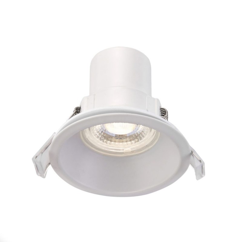Saxby-101342 - ShieldECO Anti-glare - IP65 White CCT Recessed Downlight Ø 9 cm