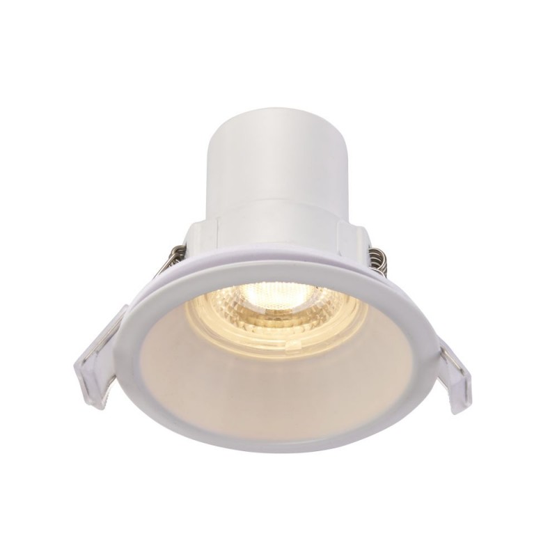 Saxby-101342 - ShieldECO Anti-glare - IP65 White CCT Recessed Downlight Ø 9 cm