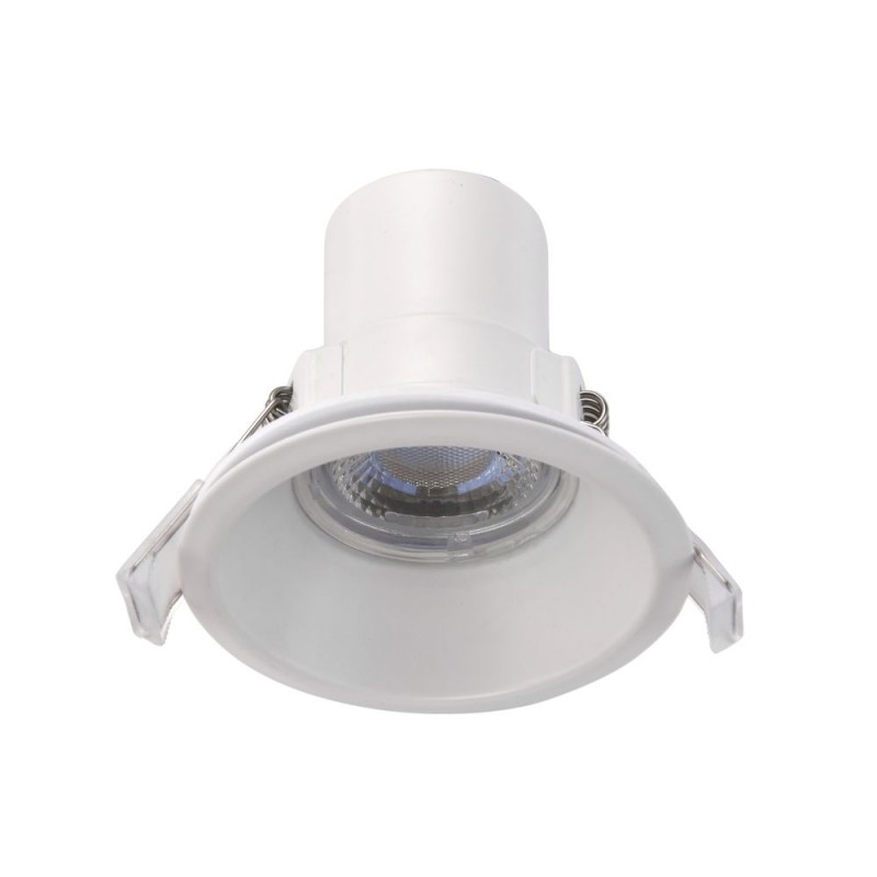 Saxby-101342 - ShieldECO Anti-glare - IP65 White CCT Recessed Downlight Ø 9 cm