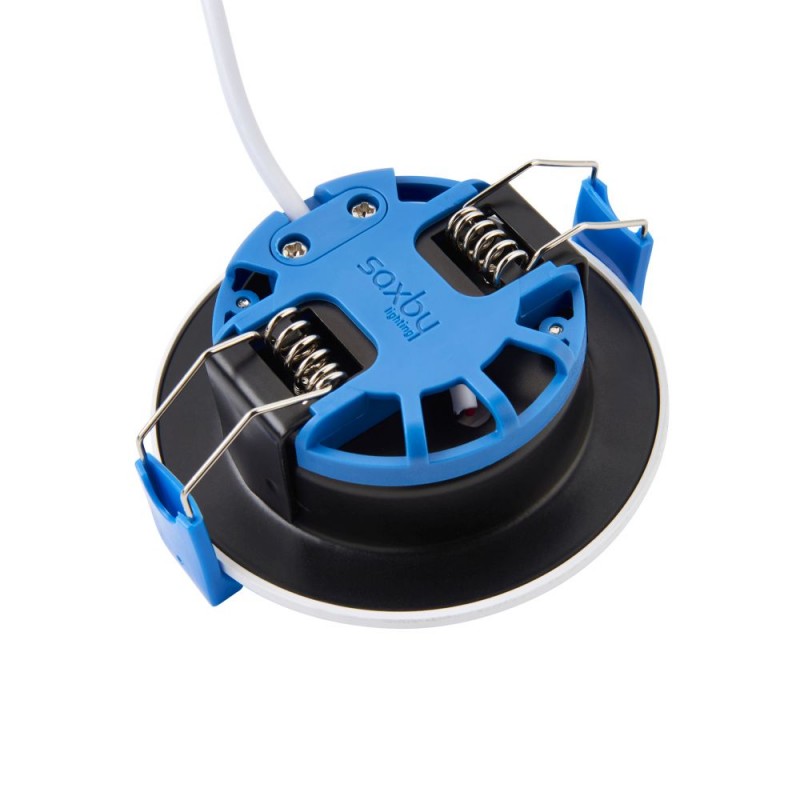 Saxby-103174 - ShieldSLIM - IP65 White CCT Recessed Downlight Ø 6.8 cm