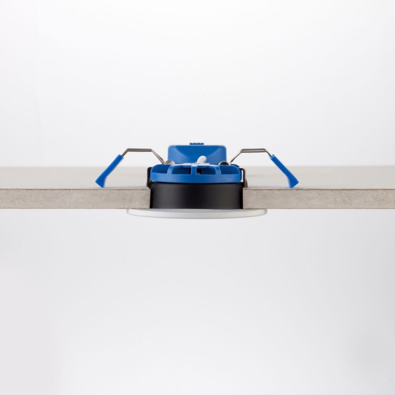 Saxby-103174 - ShieldSLIM - IP65 White CCT Recessed Downlight Ø 6.8 cm