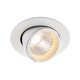 Saxby-108289 - Axial CCT - Adjustable Matt White CCT Recessed Downlight 15W