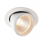Axial CCT - Adjustable Matt White CCT Recessed Downlight 30W