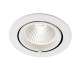 Saxby-108290 - Axial CCT - Adjustable Matt White CCT Recessed Downlight 30W