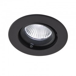 Axial CCT- Adjustable Matt Black CCT Recessed Downlight 10.5W