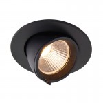 Axial CCT - Adjustable Matt Black CCT Recessed Downlight 15W